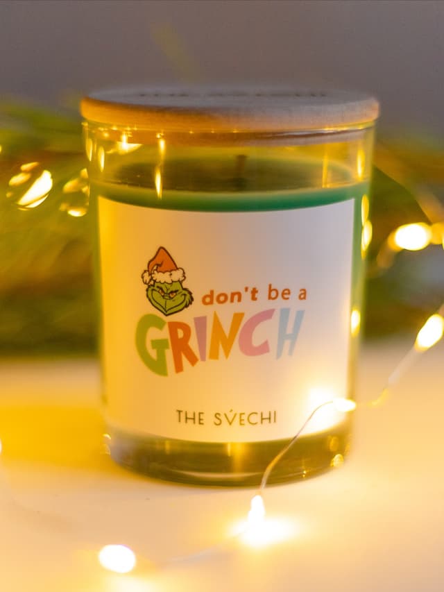 Свеча hype "Don't be a grinch"