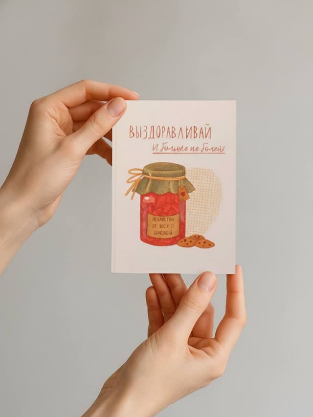 Открытка "Выздоравливай"