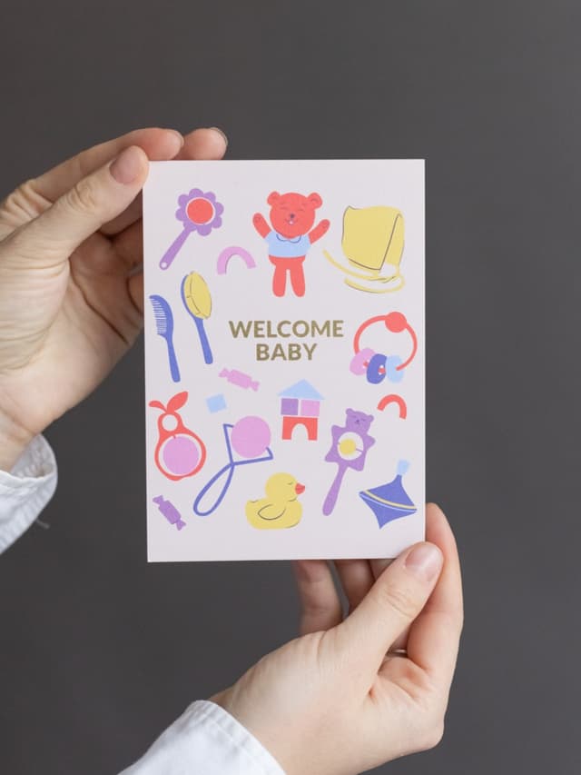 Открытка "Welcome baby!"