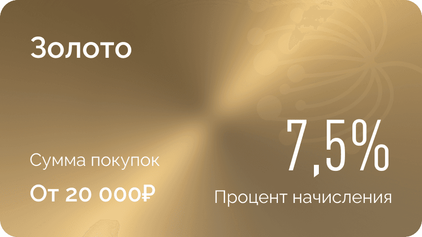 Карта лояльности MateFlowers