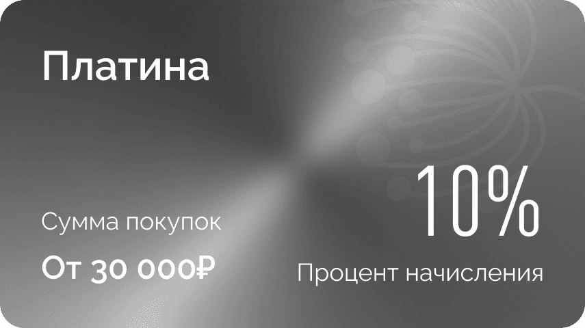 Карта лояльности MateFlowers