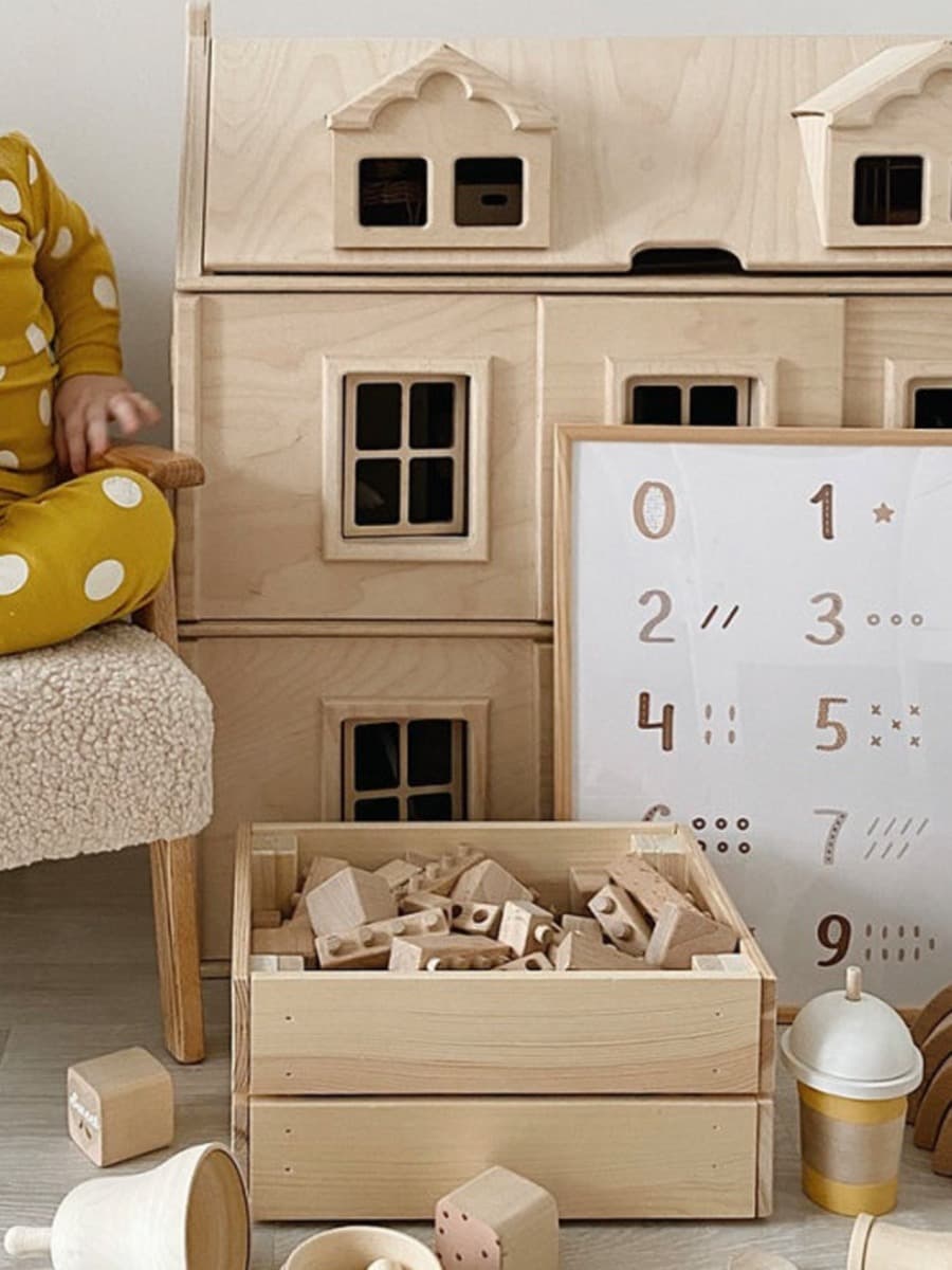 Постер Beige diary цифры 30х40