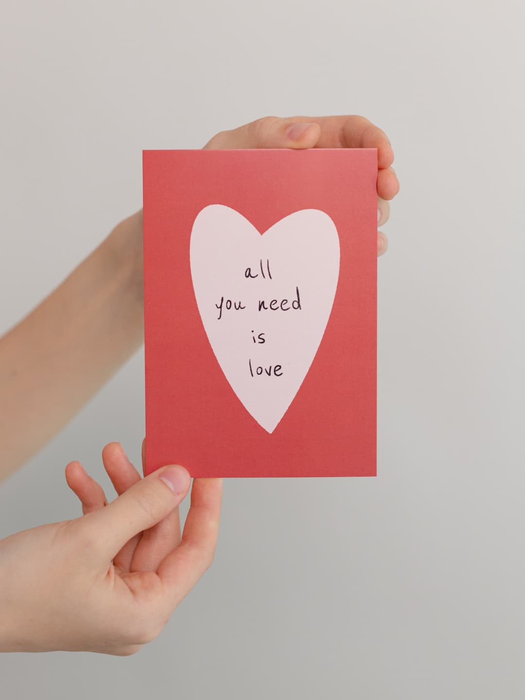 Открытка "all you need"
